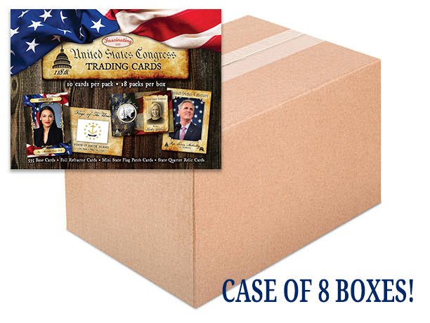 2024 United States Congress Trading Cards - CASE OF 8 BOXES (Add to cart to view discounted price)